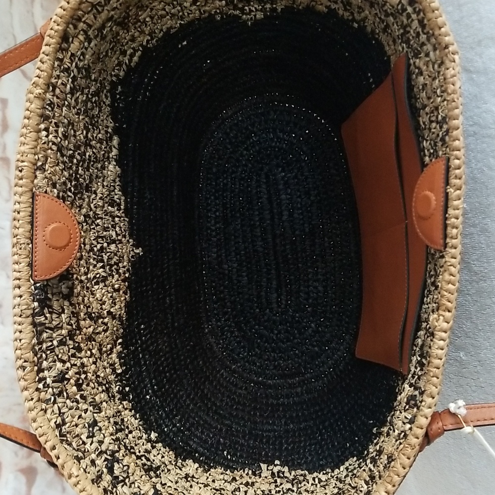 New Ulla Johnson Raffia Mallorca Carryall - Picture 11 of 12